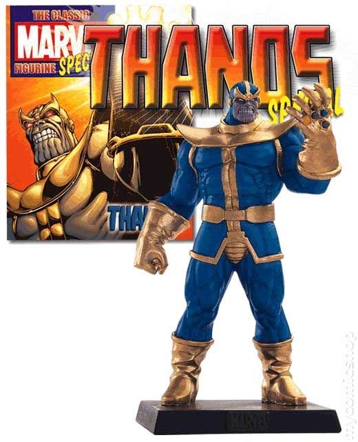 Thanos - Eaglemoss Collections (The Classic Marvel Figurine Collection) action figure collectible [Barcode 9781858751306] - Main Image 3
