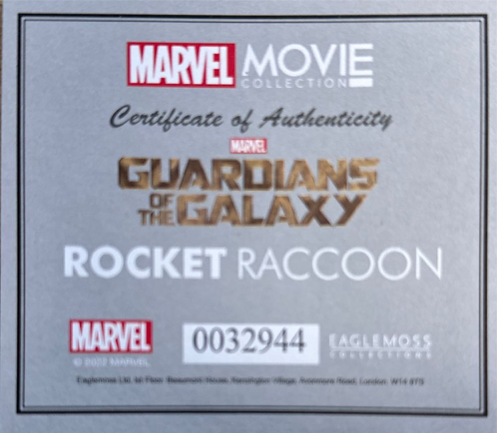 Rocket Raccoon  (Guardians Of The Galaxy) action figure collectible - Main Image 2