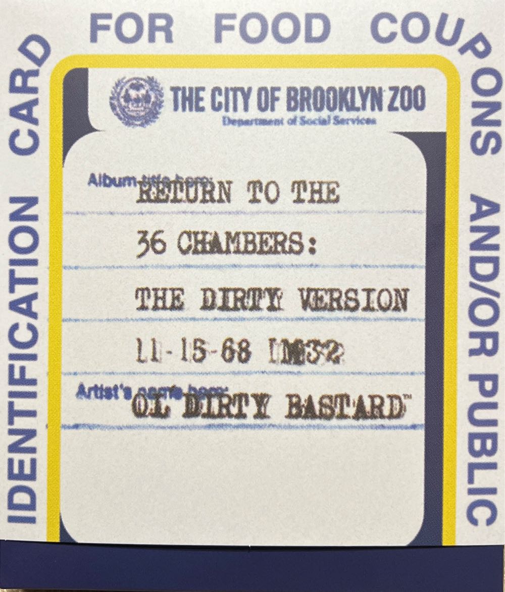 Odb Ultimates Return To The 36 Chambers Dirty - Super 7 action figure collectible [Barcode 840049846685] - Main Image 2