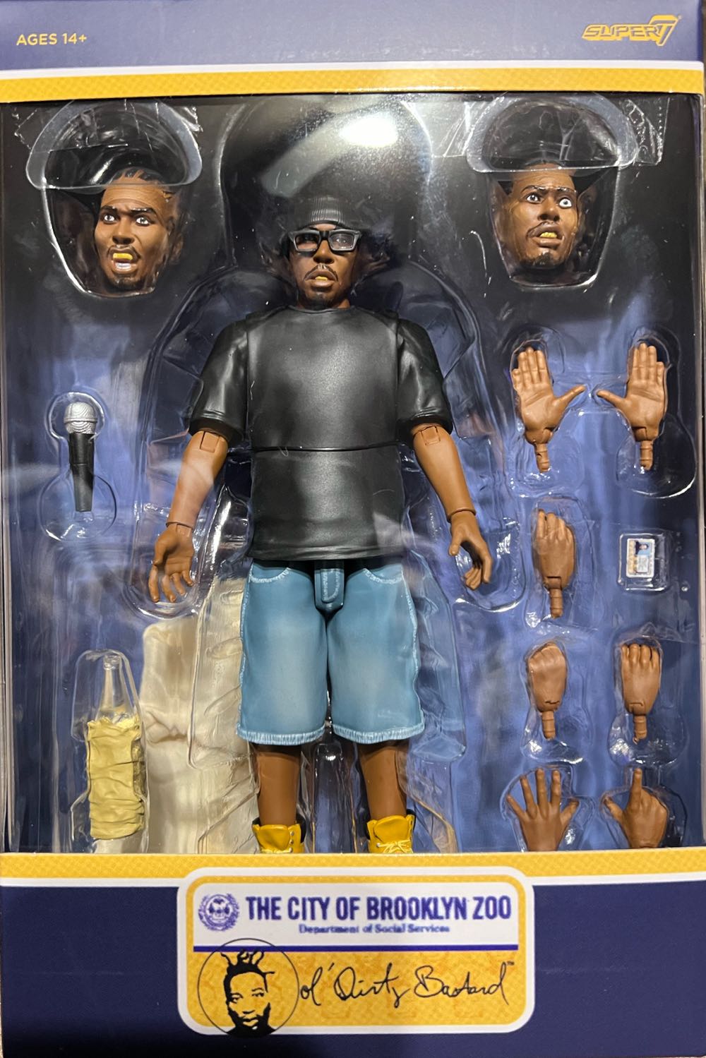 Odb Ultimates Return To The 36 Chambers Dirty - Super 7 action figure collectible [Barcode 840049846685] - Main Image 3