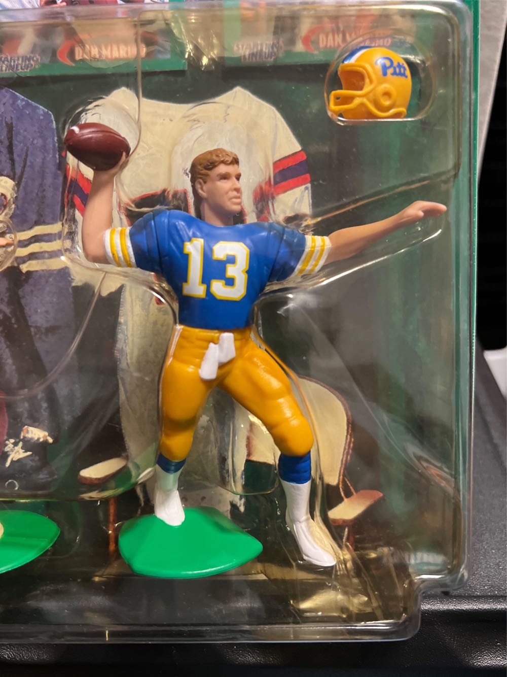 Football Nfl Starting Lineup Classic Doubles Qb Club Dan Marino Dolphins Panthers Dolphins Panthers Pitt ~ Nip & - Kenner action figure collectible [Barcode 076281716794] - Main Image 3