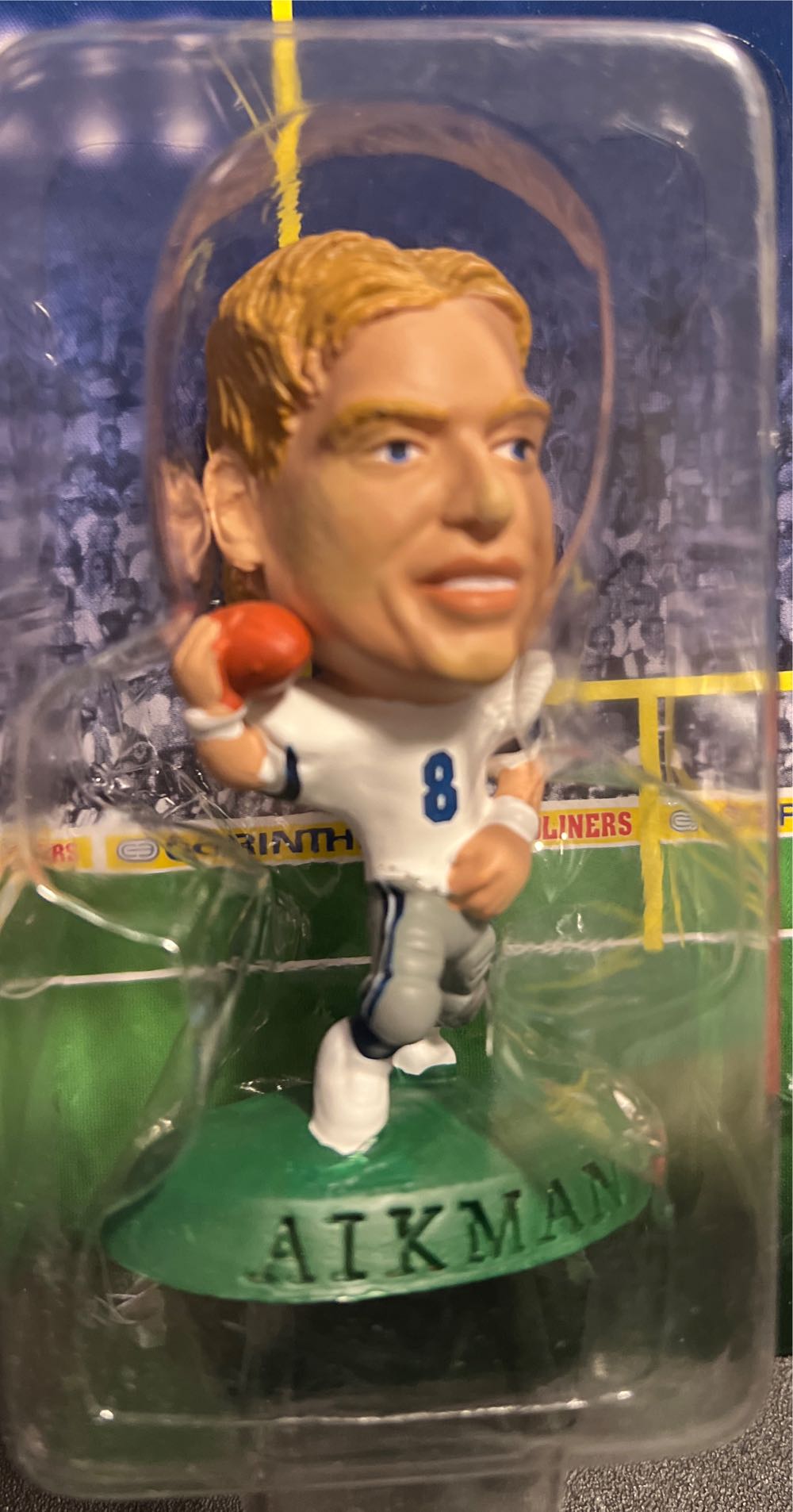 NFL Headliners Troy Aikman Dallas - Irwin action figure collectible [Barcode 069545010066] - Main Image 3