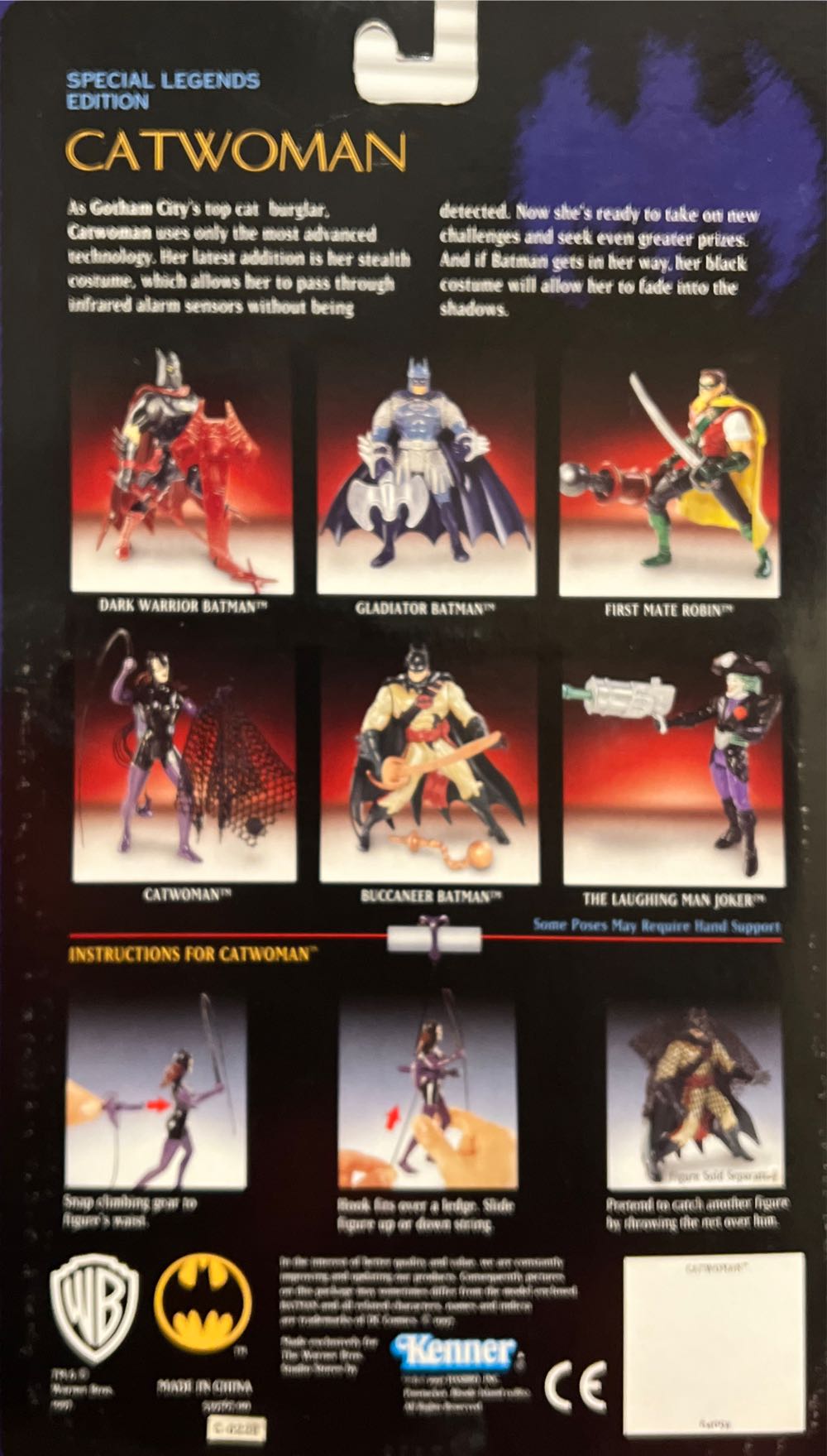 Legends Of Batman Catwoman (Special Legends Edition) - Kenner action figure collectible - Main Image 3