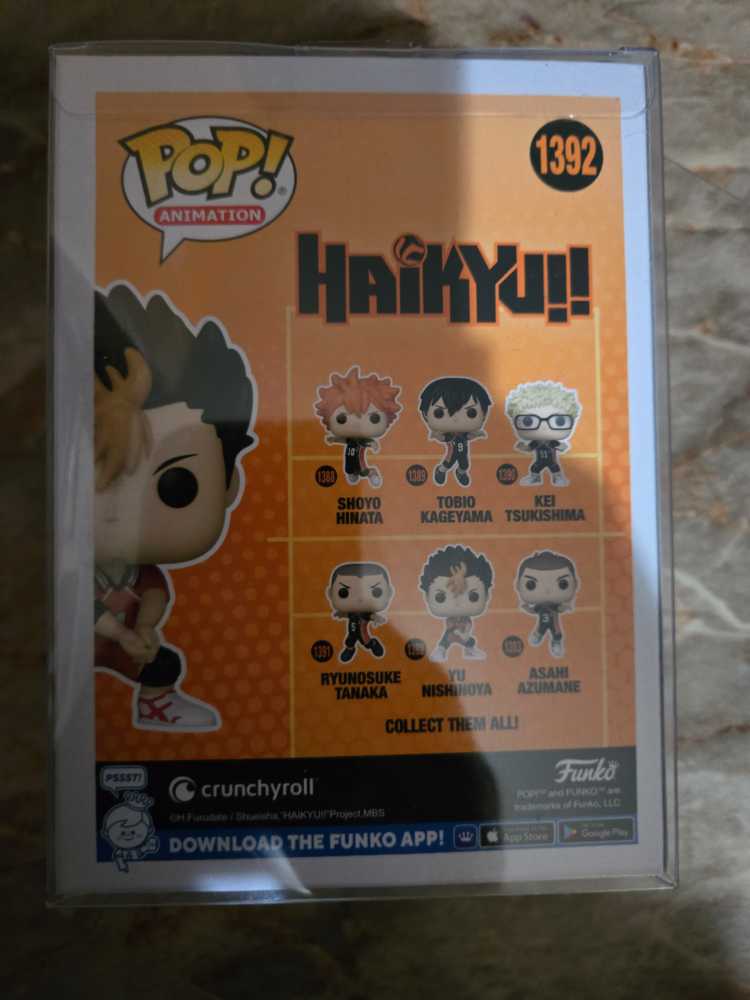 Funko Pop! Animation: Haikyu! Yu Nishinoya # 1392  action figure collectible [Barcode 889698705653] - Main Image 3