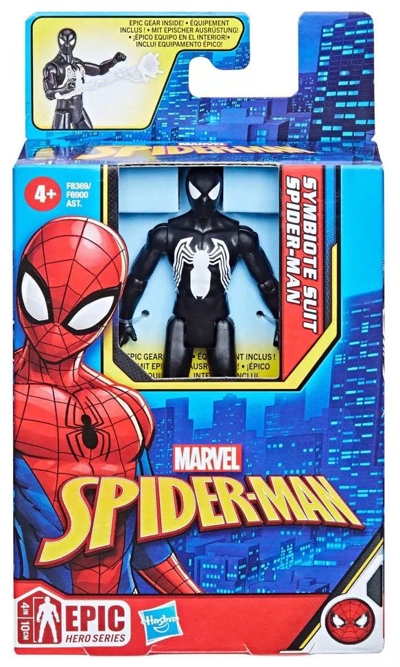 Marvel Epic Hero Spider-Man Series SYMBIOTE SPIDER-MAN - Hasbro (Marvel Epic Hero) action figure collectible [Barcode 5010996141514] - Main Image 2