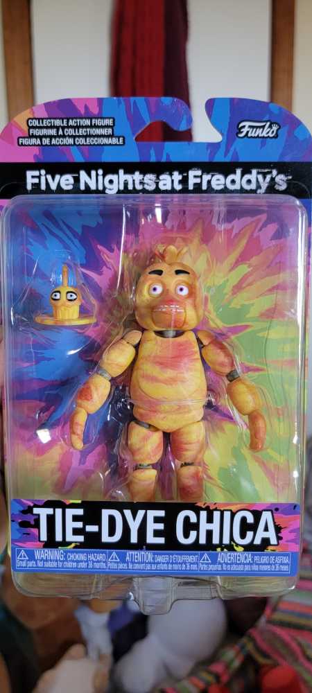 Funko Pop! Action Figure: Five Nights At Freddy’s Tie Dye Chica - Funko (FNAF) action figure collectible [Barcode 889698642170] - Main Image 2