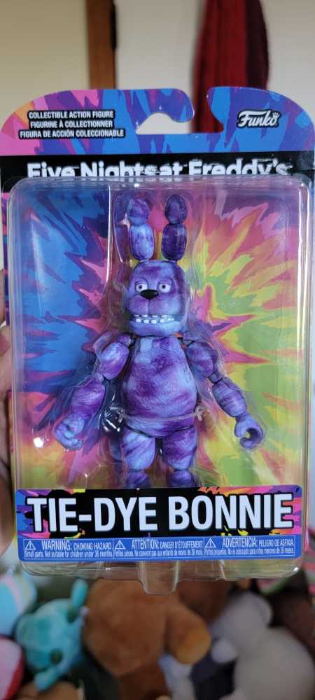 Funko Bonnie Funko Five Nights At Freddy’s Bonnie 5 Inch New Dye Tie Tiedye Figure: 5 Tye Pop New 5” Figures - Funko (FNAF) action figure collectible [Barcode 889698642163] - Main Image 2
