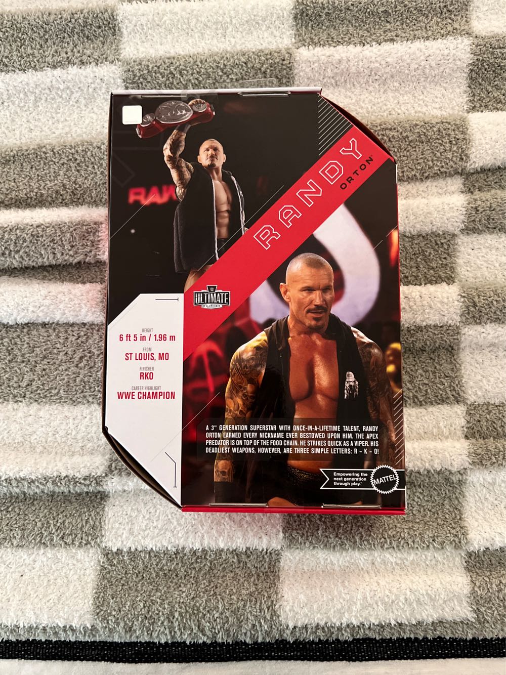 Randy Orton - Mattel (Pro Wrestling) action figure collectible [Barcode 194735107612] - Main Image 2