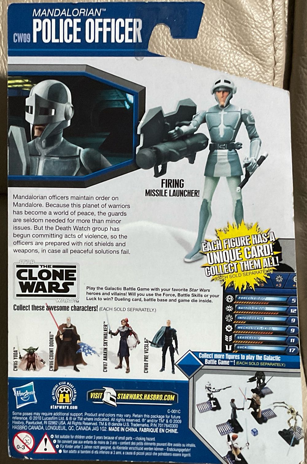 Clone Wars Collection ‘10 - #09 - Mandalorian Police Officer - Hasbro (The Clone Wars (Blue)) action figure collectible - Main Image 2
