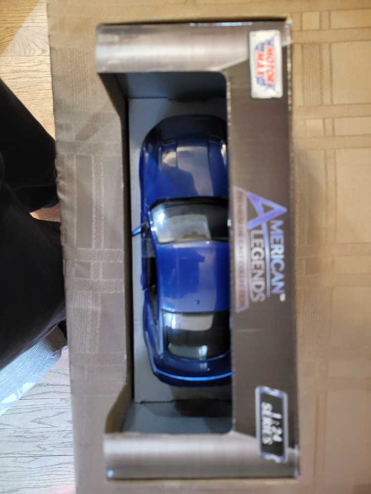 Motor Max American Legends 24 Diecast Motor Max 1:24 2018 Ford Mustang Gt Blue W/black  Interior   action figure collectible [Barcode 661732793525] - Main Image 2