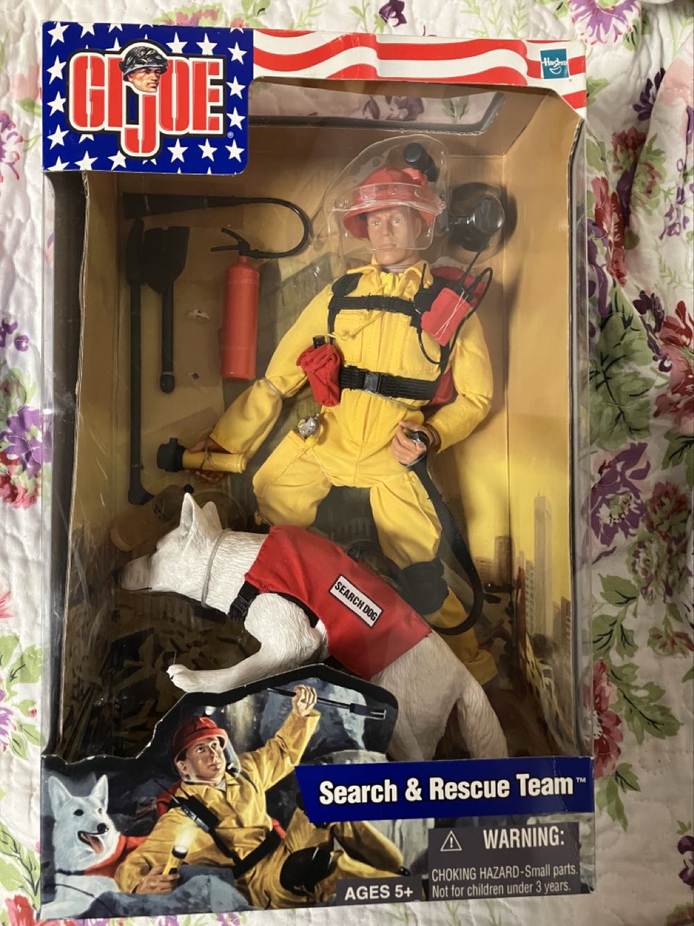Gi Joe Search & Rescue Team With Search Dog 12” - Hasbro - G.I. Joe (Search & Rescue) action figure collectible [Barcode 076930818374] - Main Image 2