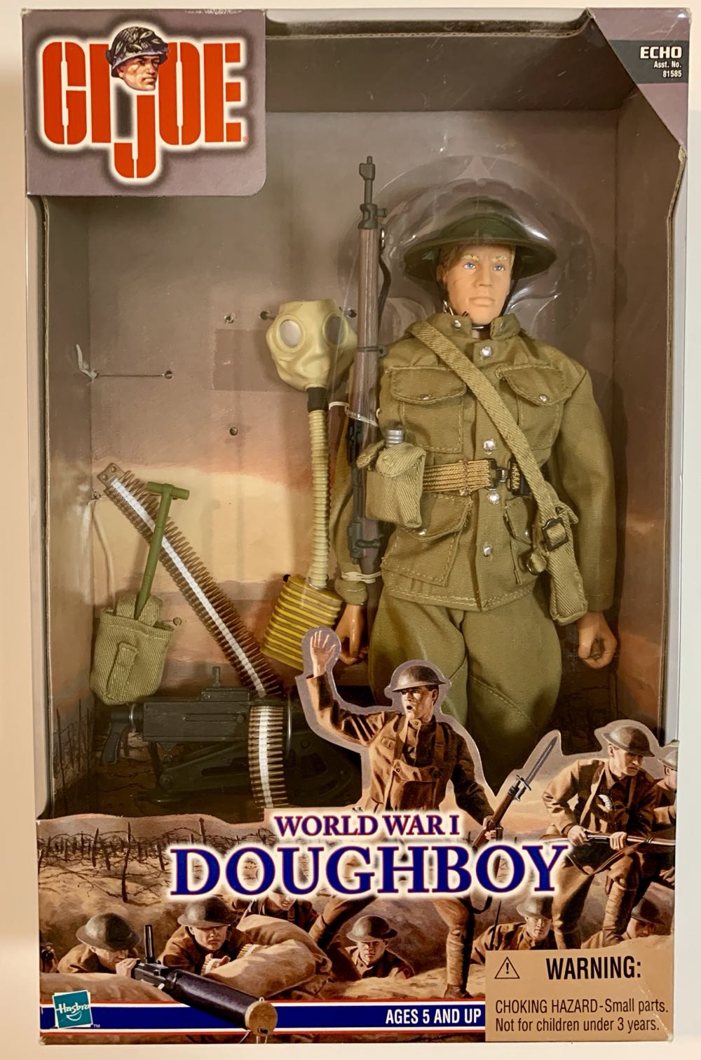Gi Joe World War 1 Dough Boy - Hasbro action figure collectible [Barcode 076930815724] - Main Image 2