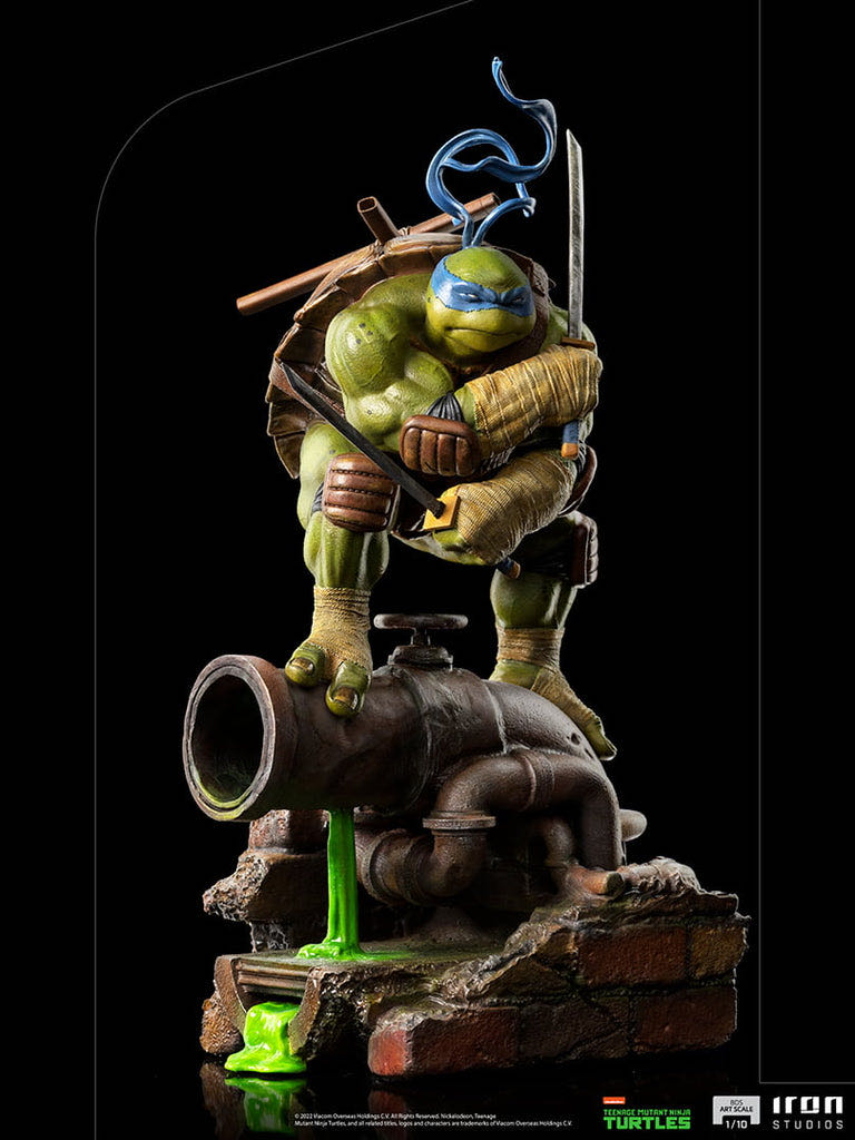 Iron Studios TMNT Leonardo 1:10 scale - Iron Studios (Teenage Mutant Ninja Turtles) action figure collectible [Barcode 618231950423] - Main Image 2