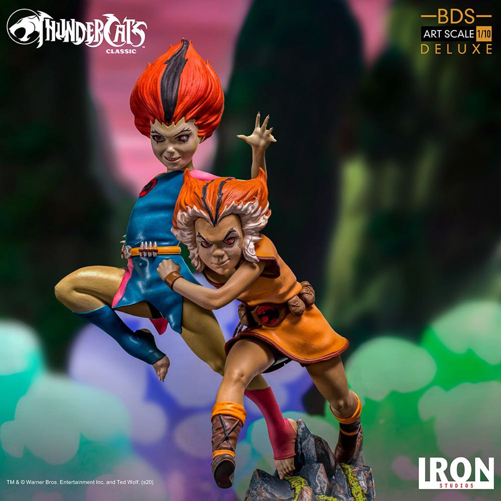 Thundercats Wilykit & Wilykat Deluxe 1:10 scale - Iron Studios (Thundercats) action figure collectible [Barcode 736532715081] - Main Image 2