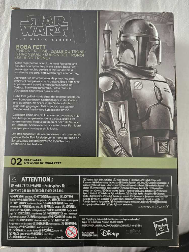 Boba Fett (Throne Room) Star Wars Black Series  action figure collectible - Main Image 2
