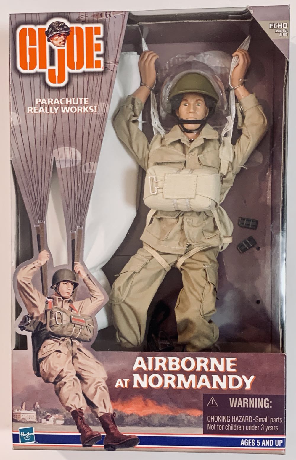 G I Joe Airborne At Normandy - Hasbro action figure collectible [Barcode 076930815717] - Main Image 2