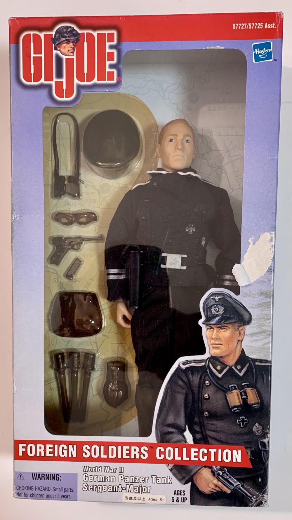 Gi Joe Foreign Soldiers Collection Wwii German Panzer Tank Sergeant Major New Gi Hasbro - Hasbro action figure collectible [Barcode 076930577271] - Main Image 2