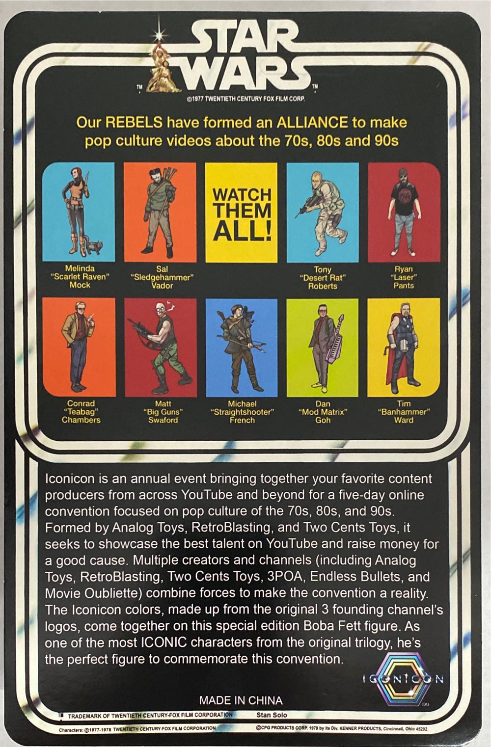 Boba Fett (Iconicon) - Stan Solo (Star Wars) action figure collectible - Main Image 2