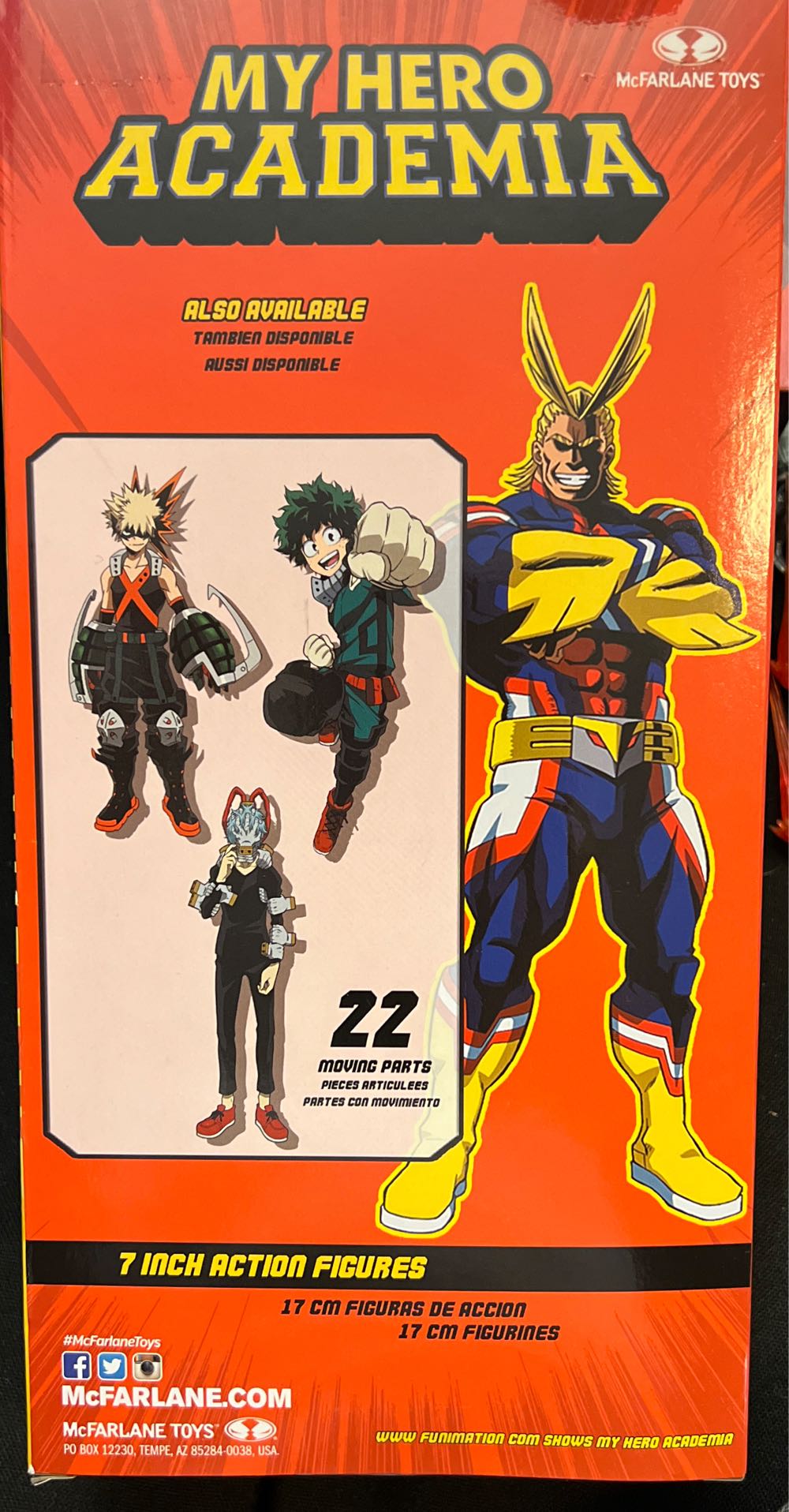 All Might 7” Mcfarlane My Hero Academia 7” Figure - McFarlane Toys (My Hero Academia) action figure collectible [Barcode 787926108071] - Main Image 2