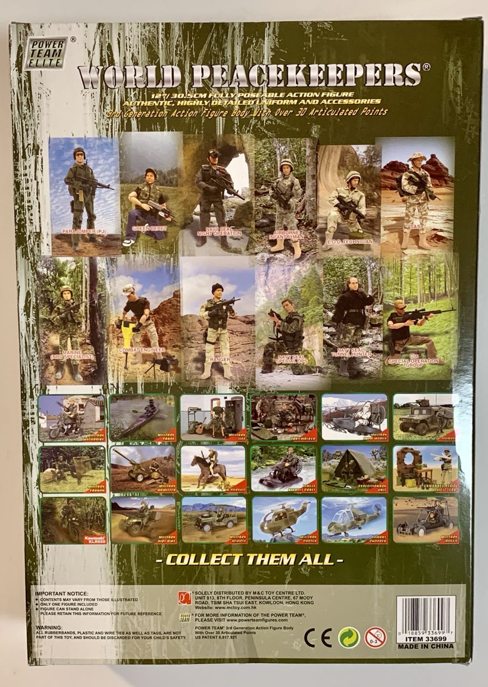 Power Team Elite Navy Seal Special Ops World Peacekeepers - Power Team action figure collectible - Main Image 2