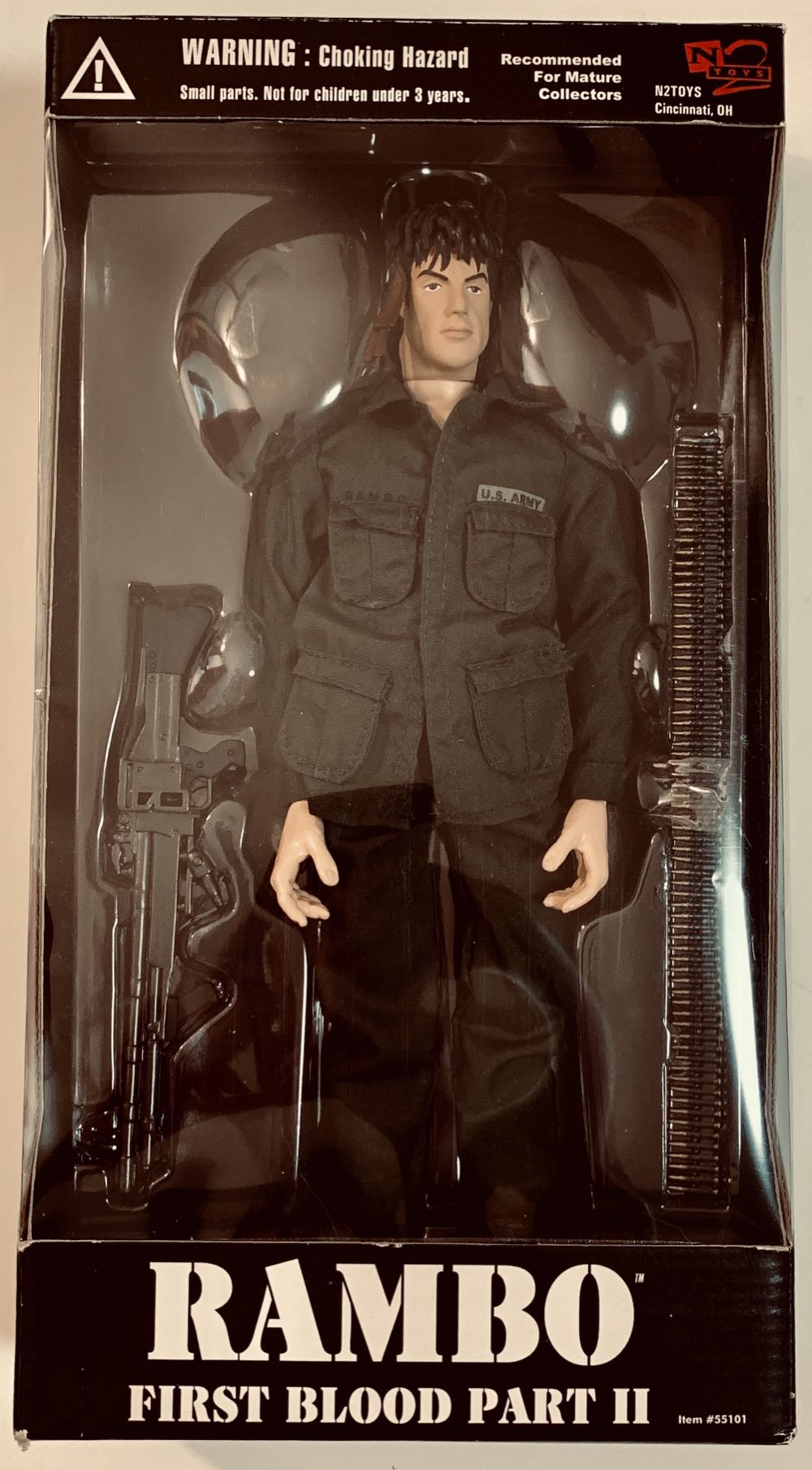 Rambo First Blood Part Ii 12” N2Toys - N2Toys LLC action figure collectible [Barcode 696254551018] - Main Image 2