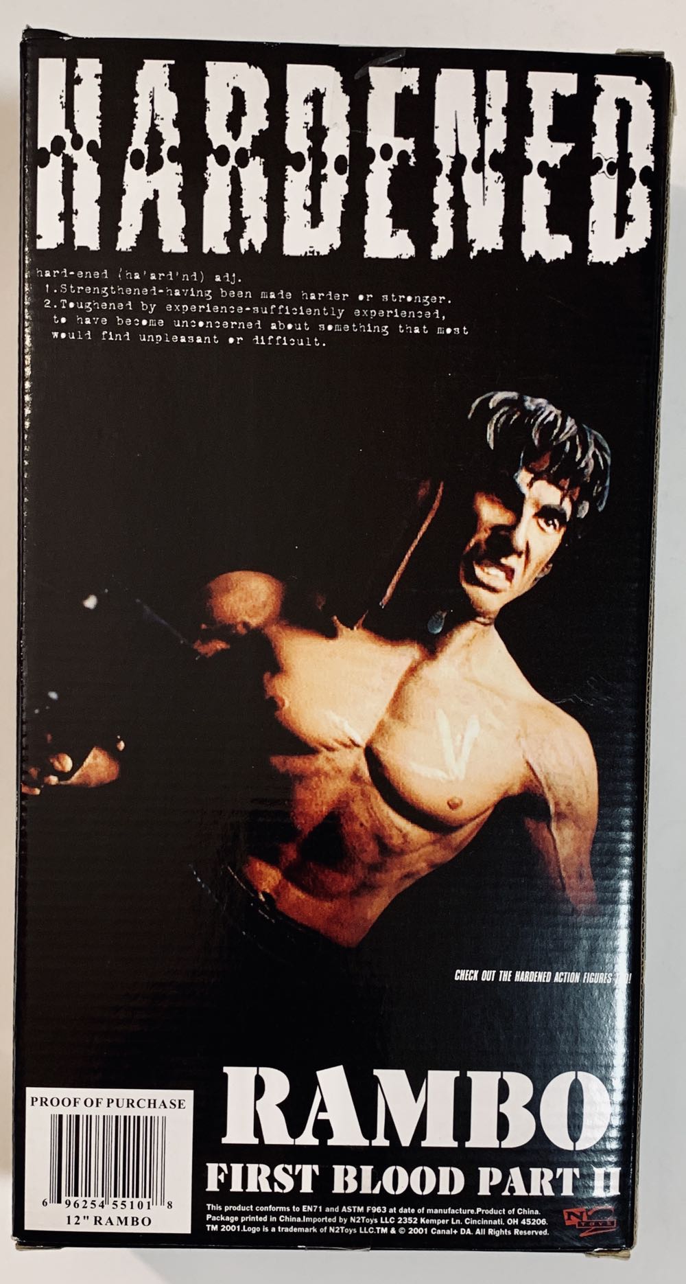 Rambo First Blood Part Ii 12” N2Toys - N2Toys LLC action figure collectible [Barcode 696254551018] - Main Image 3