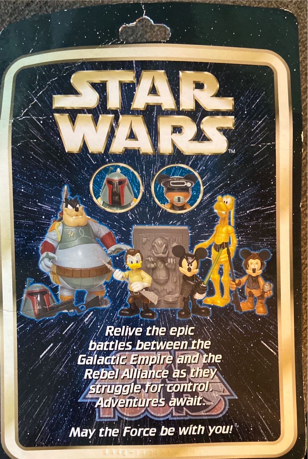 Donald Duck As Han Solo In Carbonite  action figure collectible - Main Image 2