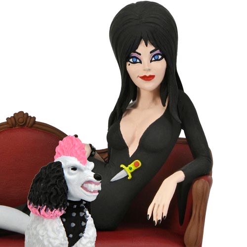 Toony Terrors Elvira On Couch 6” Action Figure Boxed Set - Neca (Toony Terrors) action figure collectible [Barcode 634482560822] - Main Image 3