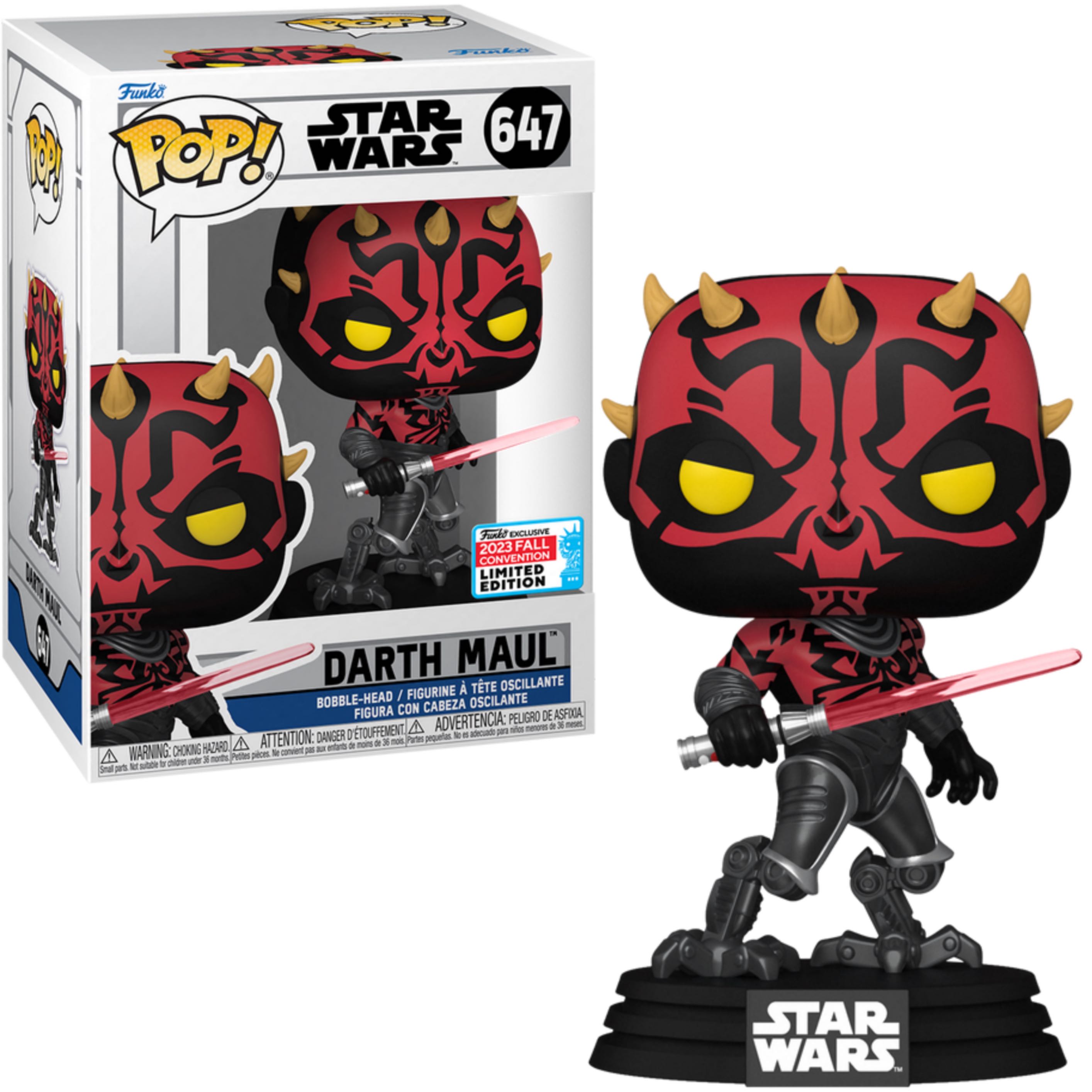Pop! Star Wars: Darth Maul #657 Nycc Shared Exclusive - Funko (Star Wars) action figure collectible [Barcode 889698741033] - Main Image 2