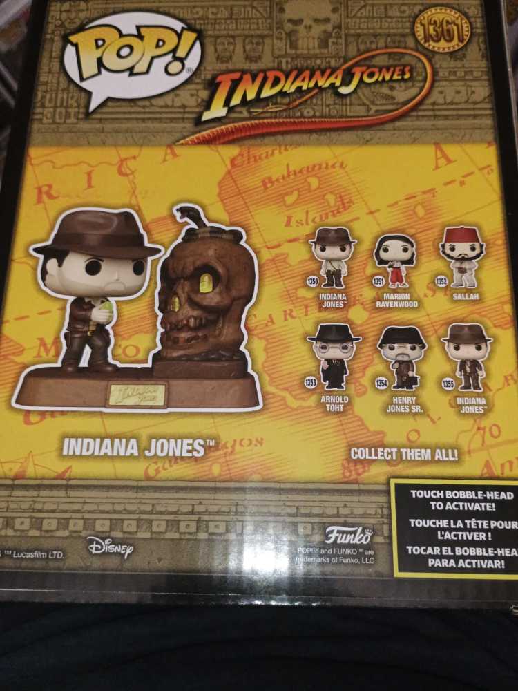 Indiana Jones And The Temple Of Doom: Indiana Jones #1361 - Funko (Indiana Jones) action figure collectible [Barcode 889698649131] - Main Image 2