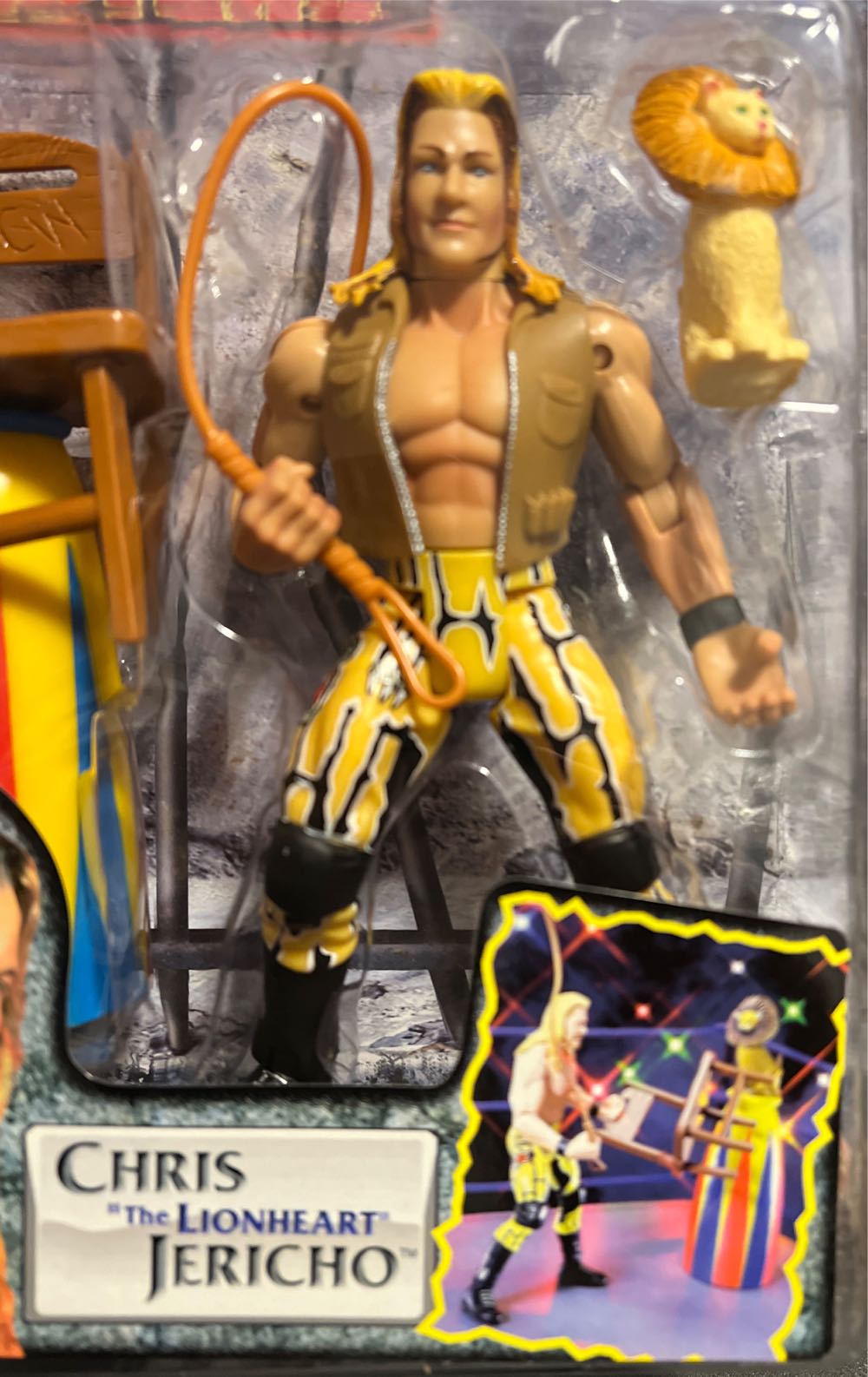 Toy Biz Wcw Ring Masters Chris “the Lionheart” Jericho Wwf Wwe Lionheart Toybiz First 1998 Rare New Marvel - Toy Biz action figure collectible [Barcode 035112771470] - Main Image 2