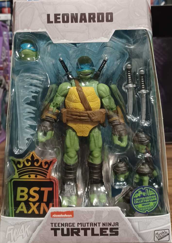 BST AXN - Leonardo (IDW) - BST AXN / The Loyal Subjects (TMNT) action figure collectible [Barcode 810122580010] - Main Image 1