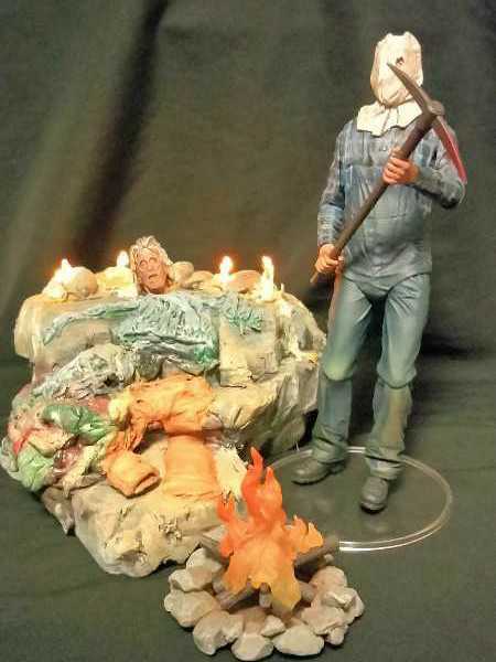 Jason-Friday The 13th Part 2 Diarama - Neca action figure collectible - Main Image 4