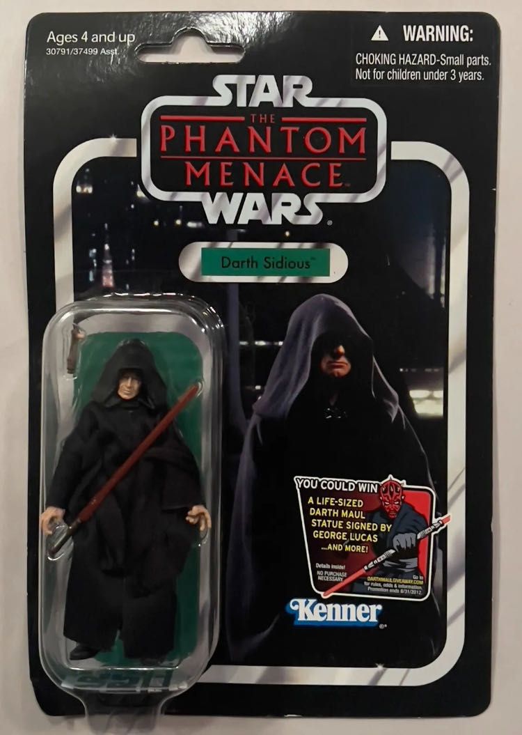 Darth Sidious VC79 - Hasbro (Star Wars Episode I: The Phantom Menace) action figure collectible - Main Image 1