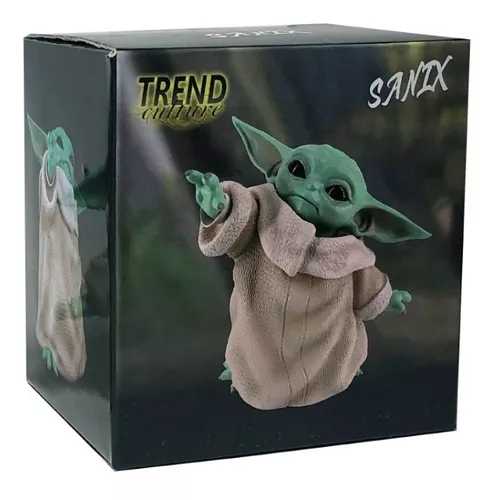 Star Wars - The Mandalorian Grogu (Baby Yoda Knock Off)  - Sanix Trend Culture (Knock Off) (Star Wars The Mandalorian) action figure collectible [Barcode 722236455341] - Main Image 3