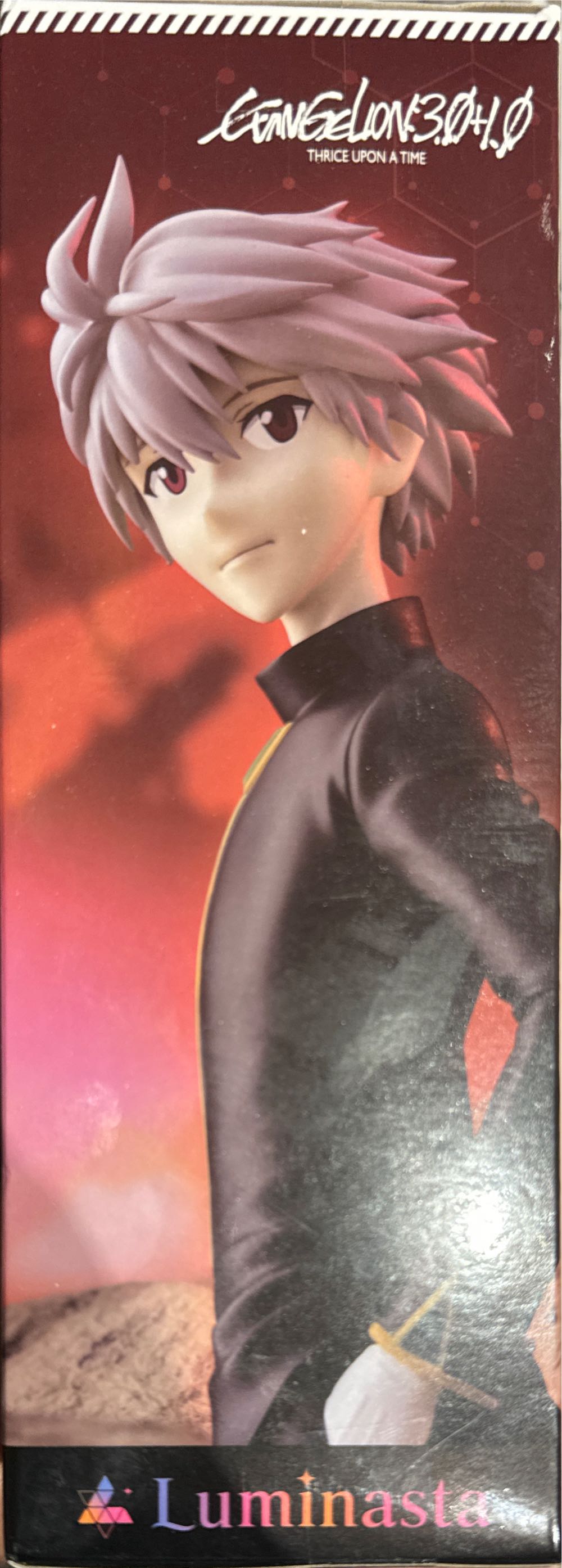 Evangelion: 3.01.0 Thrice Upon A Time Luminasta Kaworu Nagisa Commander Suit Version Statue - Sega action figure collectible [Barcode 4580779516736] - Main Image 3