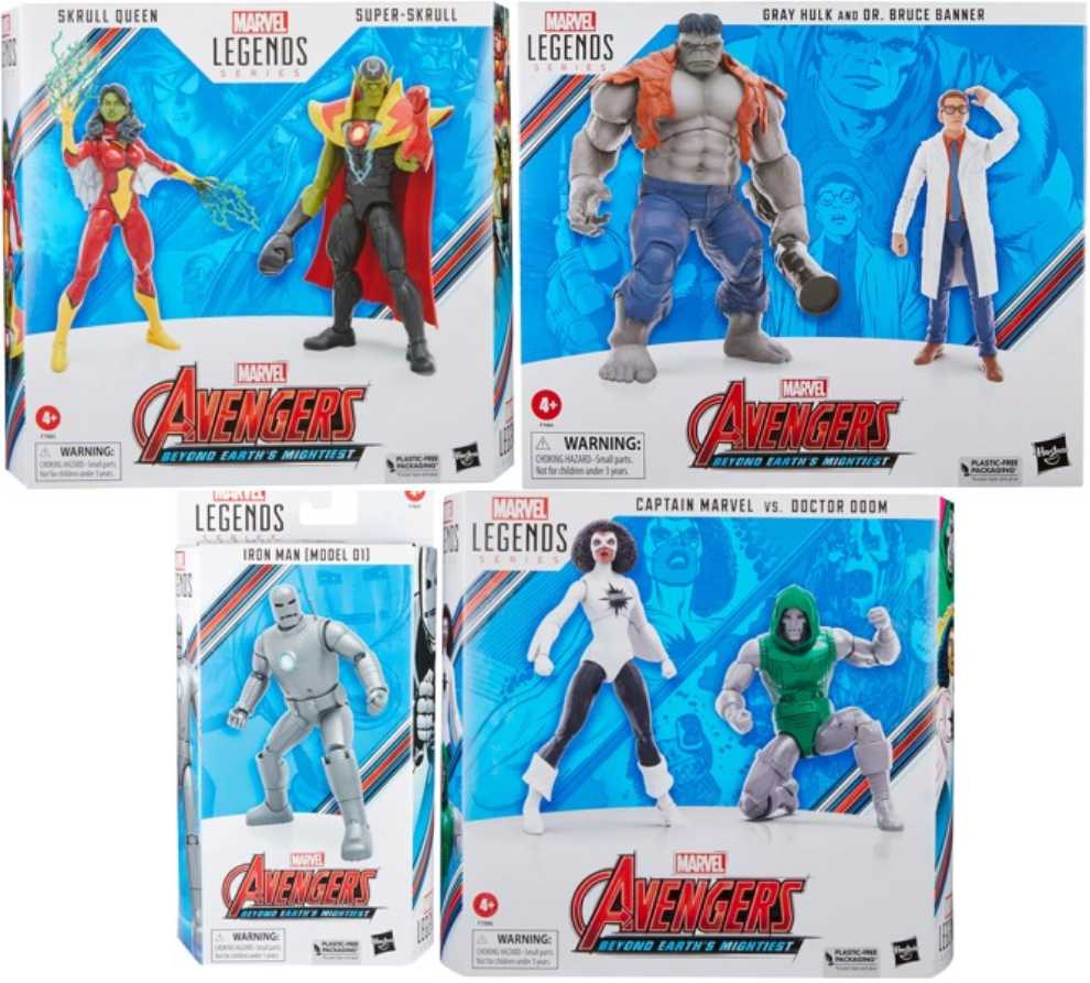 Marvel Legends Avengers Beyond Earth’s Mightiest  Captain Marvel  Vs Doctor Doom   action figure collectible - Main Image 4