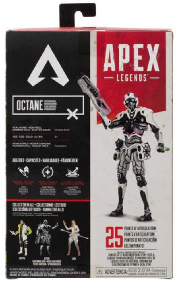 Jakks Apex Legends Octane  action figure collectible - Main Image 3