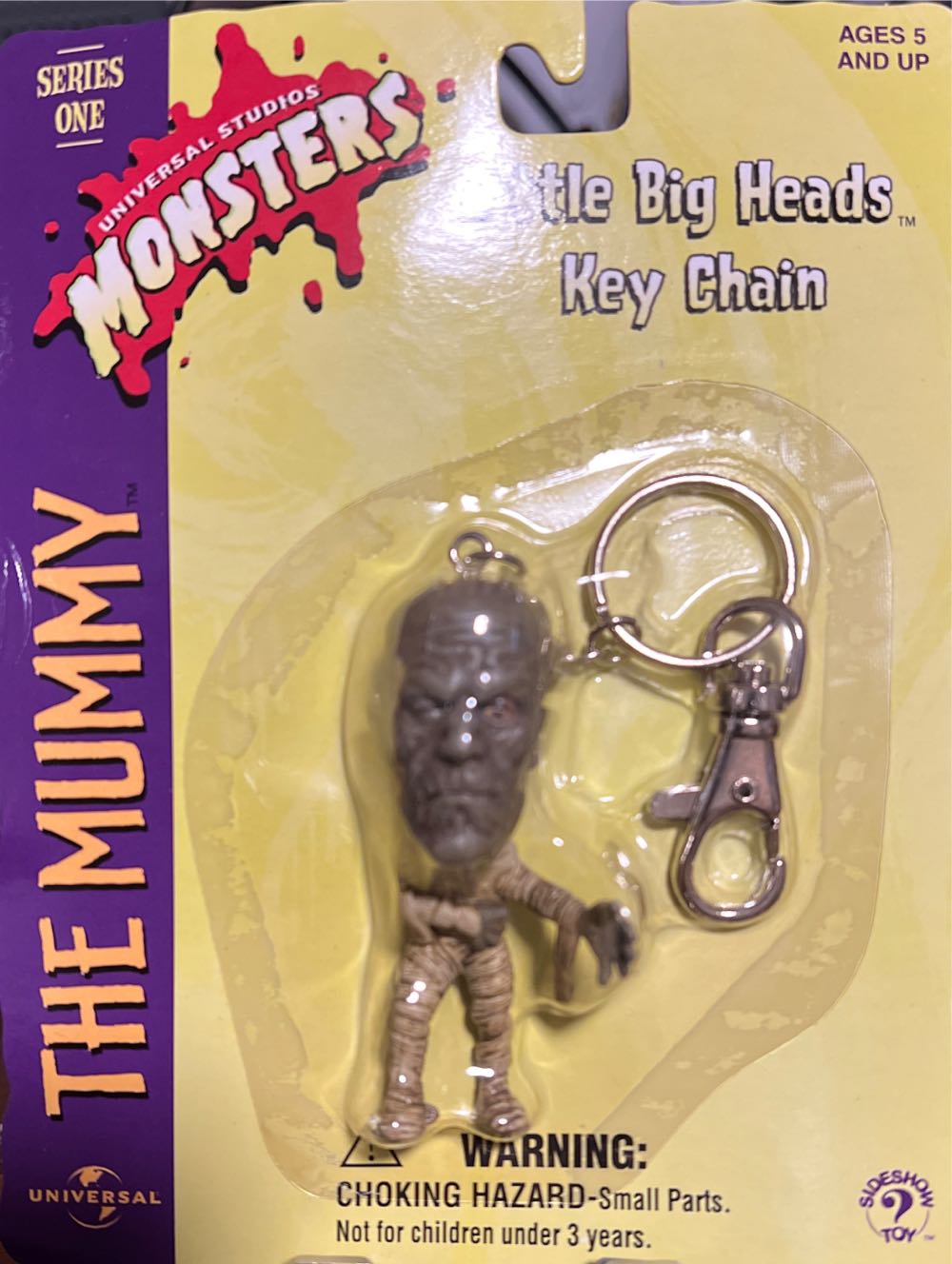 Sideshow - Little Big Heads (The Mummy) Keychain - Sideshow Toy (Universal Studio Monsters) action figure collectible [Barcode 747720190184] - Main Image 2
