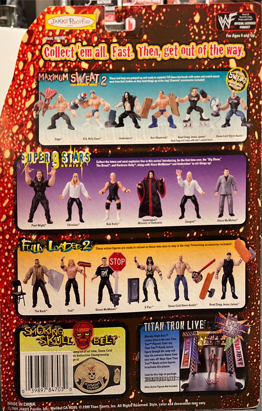 Jakks/WWF Stone Cold Steve Austin Maximum Sweat - Jakks Pacific / WWE (WWF Maximum Sweat) action figure collectible [Barcode 039897847030] - Main Image 4