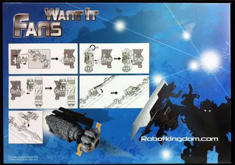 FWI-2 Battle Cannons And Arm Blades (Ironhide) - Elive (Transformers Leader Class) action figure collectible - Main Image 2