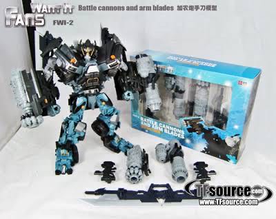 FWI-2 Battle Cannons And Arm Blades (Ironhide) - Elive (Transformers Leader Class) action figure collectible - Main Image 3