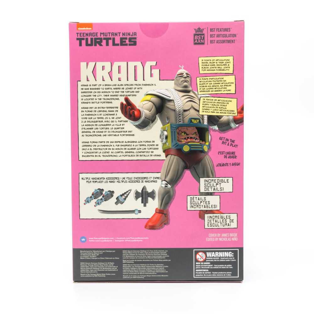 Teenage Mutant Ninja Turtles BST AXN Krang - BST AXN / The Loyal Subjects (TMNT BST AXN) action figure collectible [Barcode 810122580577] - Main Image 4