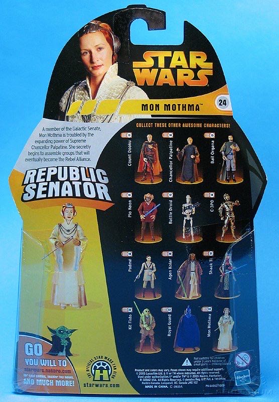 Star Wars: Mon Mothma (III-24) - Hasbro (Star Wars: Episode III: Revenge of the Sith) action figure collectible - Main Image 4
