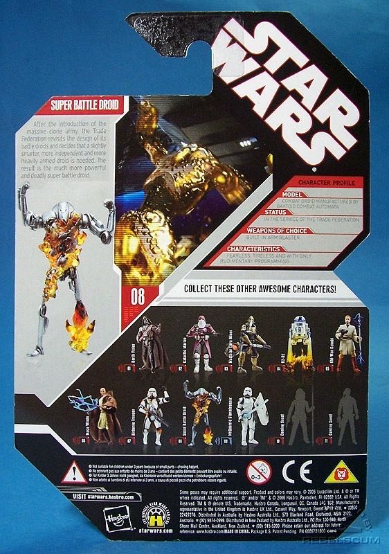 Star Wars: Super Battle Droid (30-08) - Hasbro (Star Wars: The 30th Anniversary Collection) action figure collectible - Main Image 4