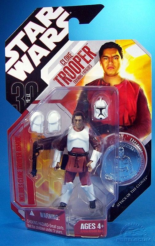 Star Wars: Clone Trooper (Training Fatigues) (30-55) - Hasbro (Star Wars: The 30th Anniversary Collection) action figure collectible - Main Image 2