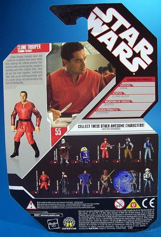 Star Wars: Clone Trooper (Training Fatigues) (30-55) - Hasbro (Star Wars: The 30th Anniversary Collection) action figure collectible - Main Image 4