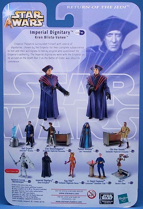 Star Wars: Imperial Dignitary Kren Blista-Vanee (03-41) - Hasbro (Star Wars: Saga) action figure collectible - Main Image 4
