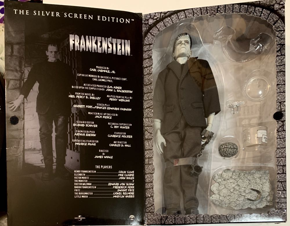 Monsters Frankenstein Silver Screen - Sideshow Toy action figure collectible [Barcode 747720201705] - Main Image 2