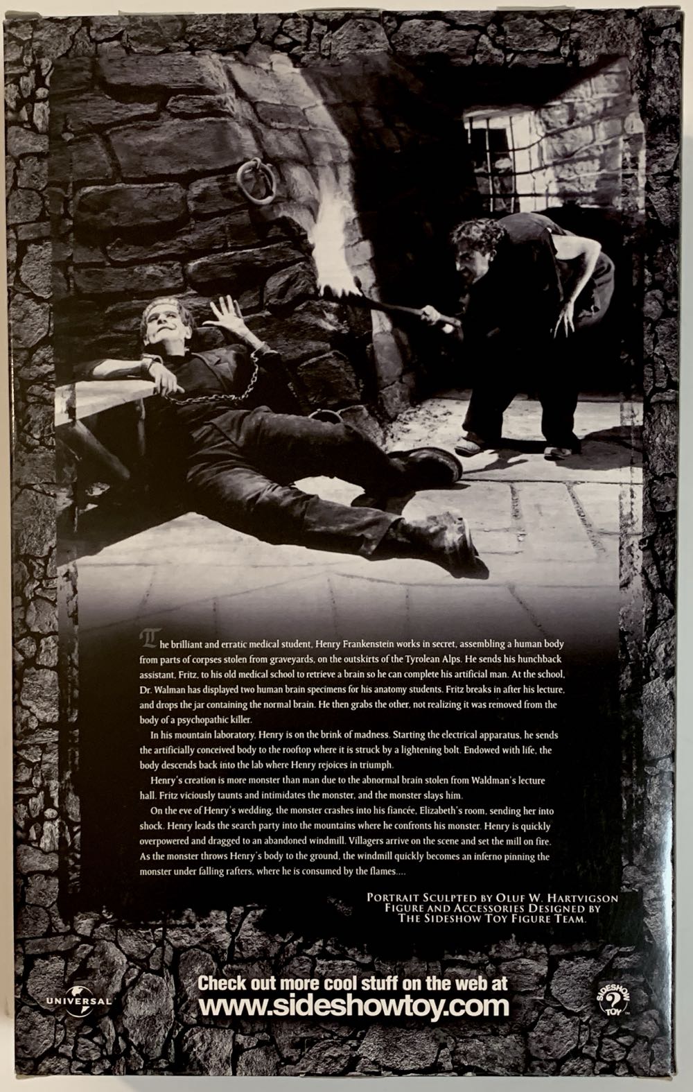 Monsters Frankenstein Silver Screen - Sideshow Toy action figure collectible [Barcode 747720201705] - Main Image 4